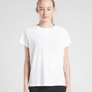 Athleta  Ultimate Training T- Shirt Top White